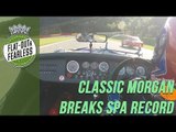 On board record-breaking classic Morgan's Spa lap