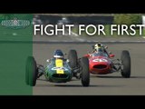 Ferrari and Lotus's exhilarating battle for 1st at Revival