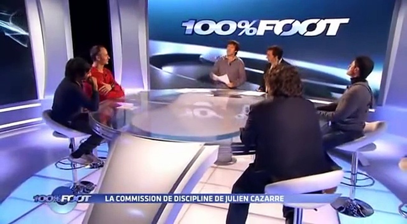 100% Foot - la commission de discipline de  julien cazarre avec vikash dhorasso