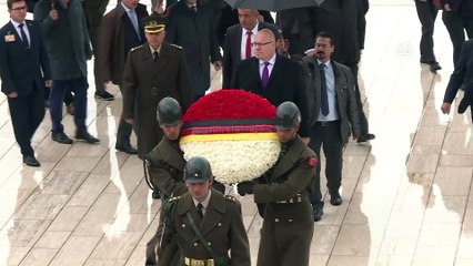 Almanya Ekonomi ve Enerji Bakanı Altmaier, Anıtkabir'i ziyaret etti - ANKARA