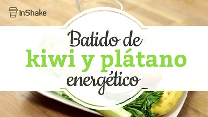 Batido de kiwi y plátano energético