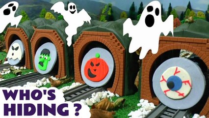 Thomas and Friends Guess the Engine Spooky Halloween Play Doh Story for kids
