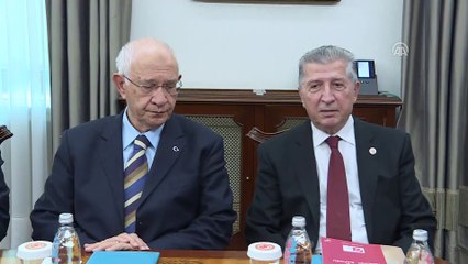 TBMM Başkanı Yıldırım, Etik Kurulu Başkanı Toptan ve beraberindeki heyet kabul etti - ANKARA