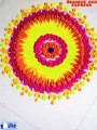 world best rangoli only in 2 minutes| how to create a creative rangoli | world best hand work by indian,| on serious fun express.