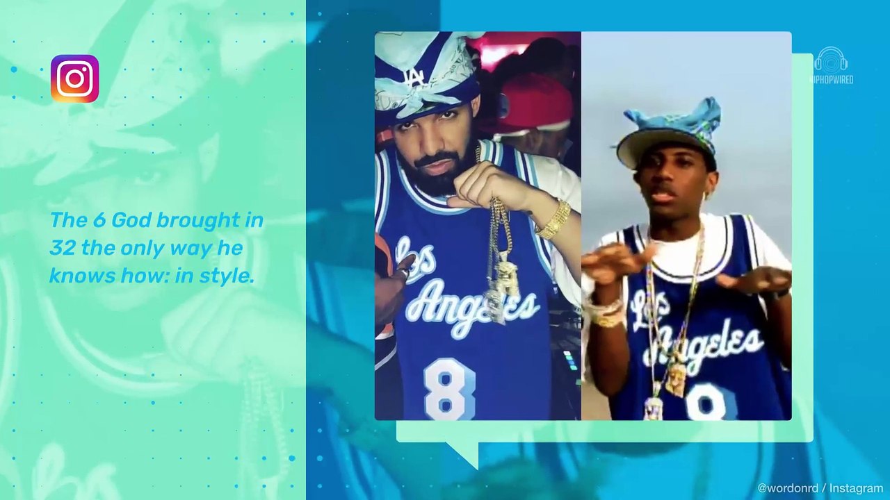 Drake Celebrated His Birthday With a 2000s Themed Party