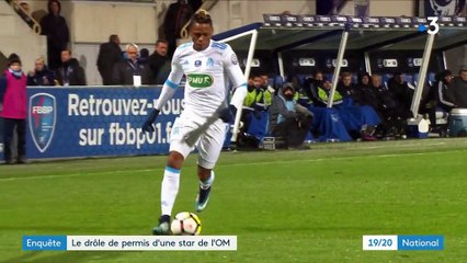 INFO FRANCE 3. Le joueur de l'Olympique de Marseille Clinton Njie arrêté en possession d'un permis de conduire contrefait