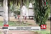 Loreto: escolares armados con machetes siembran pánico en Yurimaguas