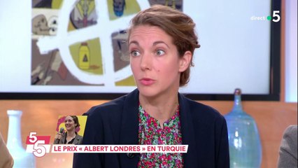 Élise Vincent, 80ème prix Albert-Londres - C à Vous - 25/10/2018