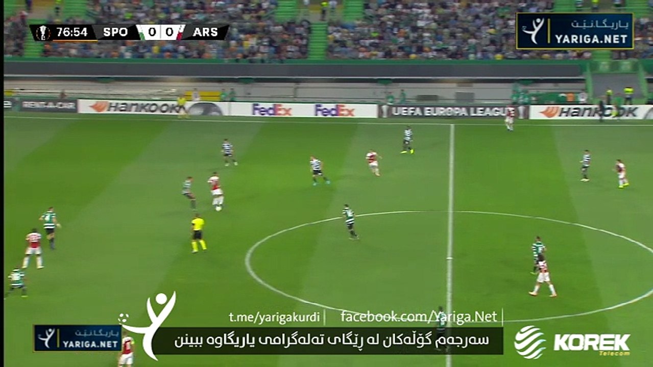 Sporting 0 - 1 GOAL Arsenal
