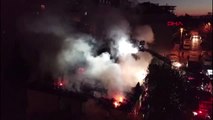 İstanbul Ümraniye'de 2 Katlı Metruk Binada Yangın 2