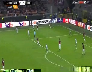 Samu Castillejo  RED CARD HD - AC Milan	1-2	Betis 25.10.2018