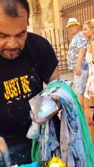 Artist Creates Breathtaking Finger Paintings