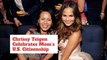 Chrissy Teigen Celebrates The United States With Her Mom