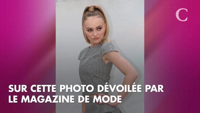 PHOTO. Sexy ! Lily-Rose Depp pose topless en Une de V magazine