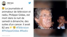 Le journaliste et animateur de télé breton Philippe Gildas est mort