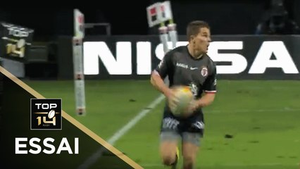 TOP 14 - Essai Antoine DUPONT 3 (ST) - Perpignan - Toulouse - J8 - Saison 2018/2019