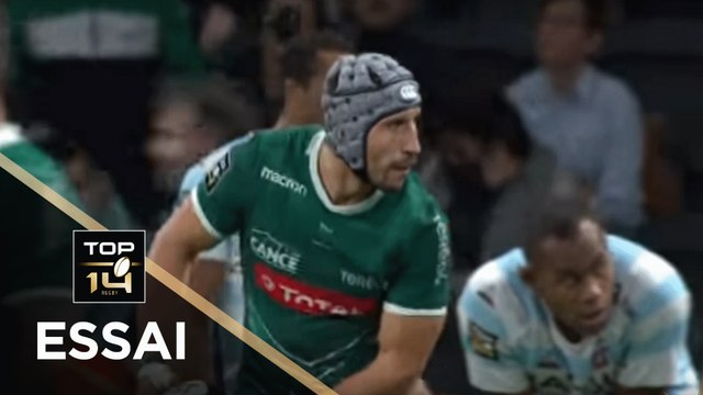 TOP 14 - Essai Florian NICOT (SP) - Racing 92 - Pau- J8 - Saison 2018/2019