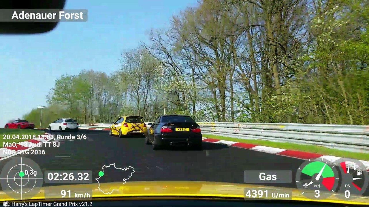 Audi TT RS vs. 2 'crazy' British Bikers | Nordschleife [BtG] 20.04.2018 | Busy Lap | High Speed Wheelies | Funny Chase in Heavy Traffic