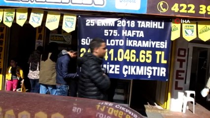 Ortaya çıkmayan Süper Loto talihlisi ilçede merak konusu oldu