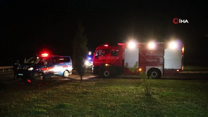 Kaldırıma çarpan araç devrildi: 1 ölü