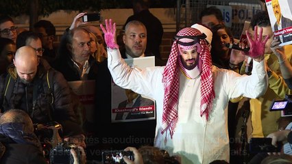 Hommage à Khashoggi devant le consulat saoudien à Istanbul