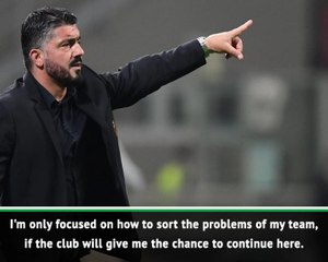 Gattuso not scared of Milan sack