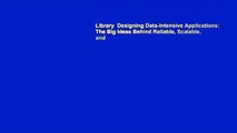 Library  Designing Data-Intensive Applications: The Big Ideas Behind Reliable, Scalable, and