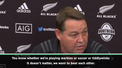 'Marbles or tiddlywinks, we want to beat each other' - Hansen ahead of Bledisloe Cup