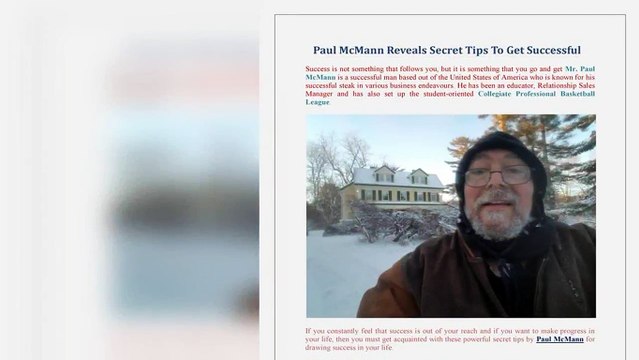 Paul McMann - Reveals Secret Tips To Get Successful