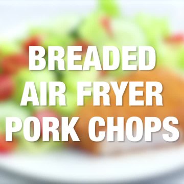Crispy Breaded Pork Chops in the Air Fryer