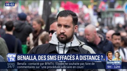 Alexandre Benalla affirme que des SMS ont été effacés à distance sur son portable