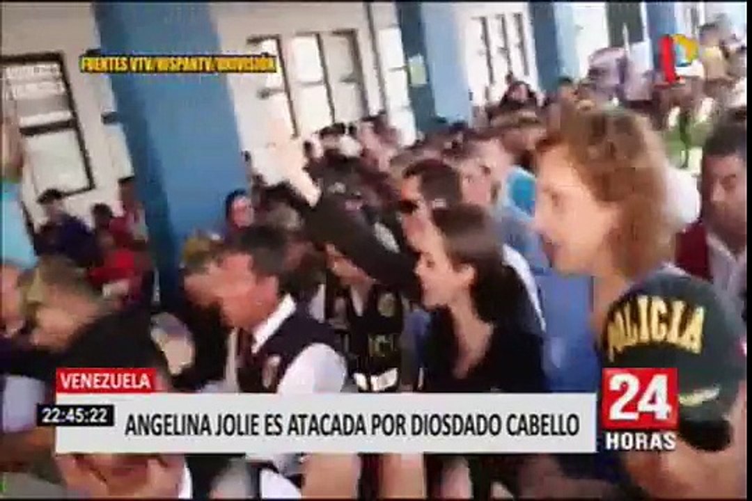 Venezuela: Diosdado Cabello vuelve a arremeter contra Angelina Jolie  