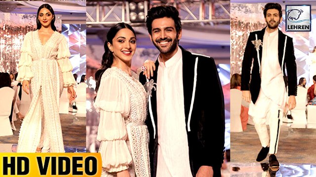 Kiara Advani And Kartik Aaryan Walk The Ramp For Manish Malhotra