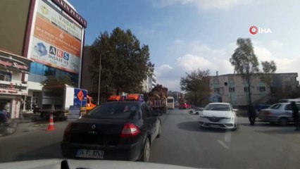 Aşırı yüklü kamyonlar trafikte tehlike saçtı