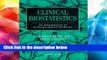 F.R.E.E [D.O.W.N.L.O.A.D] Clinical Biostatistics Intro To Evidence - Based Medicine: An
