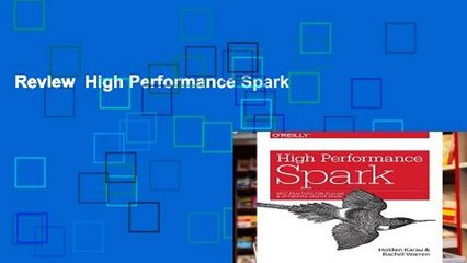 Review  High Performance Spark