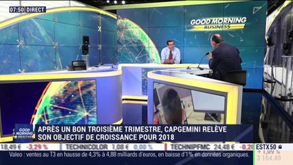 Capgemini augmente ses objectifs de croissance pour 2018 - 26/10
