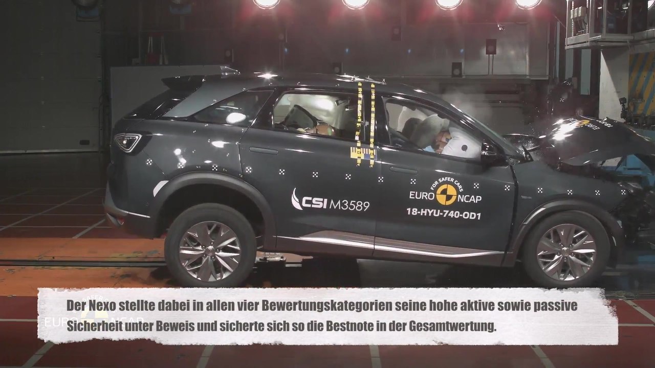 Hyundai Nexo erhält fünf Sterne beim EuroNCAP