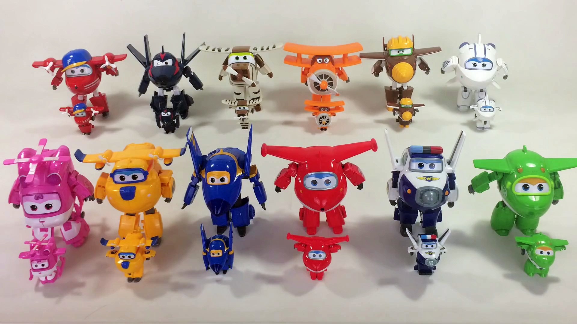 24 Super Wings Transforming Robots Complete Collection Jett Jerome Donnie  Dizzy