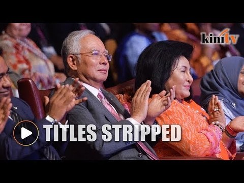 Negeri ruler strips Najib, Rosmah of Datuk Seri titles