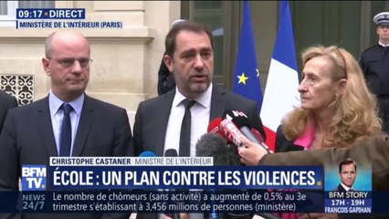 Download Video: Christophe Castaner détaille les premières mesures du plan contre les violences à l'école