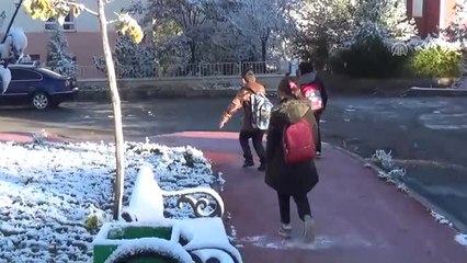 Yozgat'a Mevsimin İlk Karı Yağdı