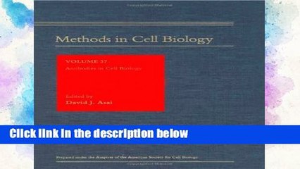 F.R.E.E [D.O.W.N.L.O.A.D] Antibodies in Cell Biology: Volume 37 (Methods in Cell Biology)