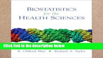 F.R.E.E [D.O.W.N.L.O.A.D] Biostatistics for the Health Sciences [A.U.D.I.O.B.O.O.K]