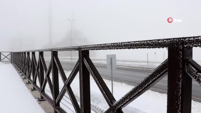 Erciyes'te Kar Kalınlığı 15 Santimetreyi Buldu