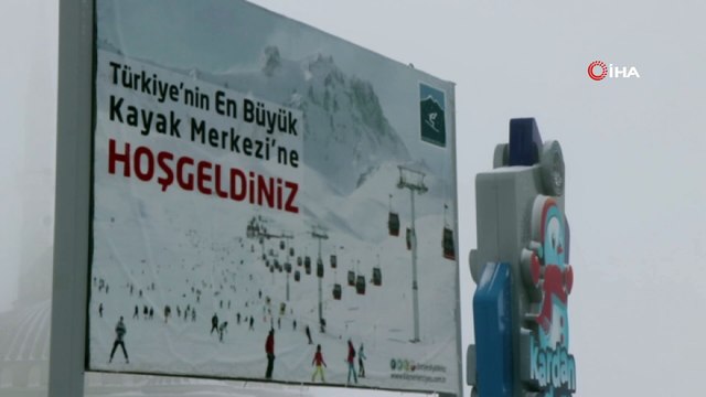 Erciyes'te kar kalınlığı 15 santimetreyi buldu