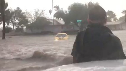 Man Rescues Women Trapped In Flash Flood