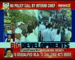 Rahul Gandhi along with Congress protesters walks towards Lodhi Road police station to court arrest