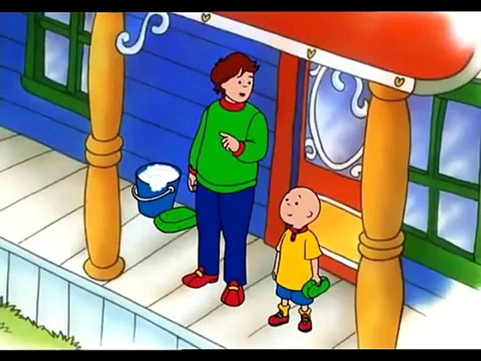Caillou Folge 25 Caillous Wolken, Caillou macht Frühjahrsputz