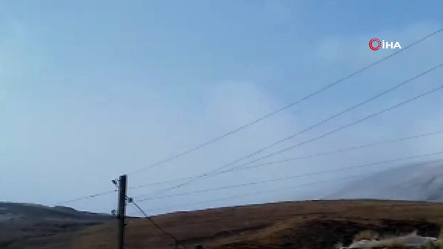 Horasan Dağları beyaza büründü